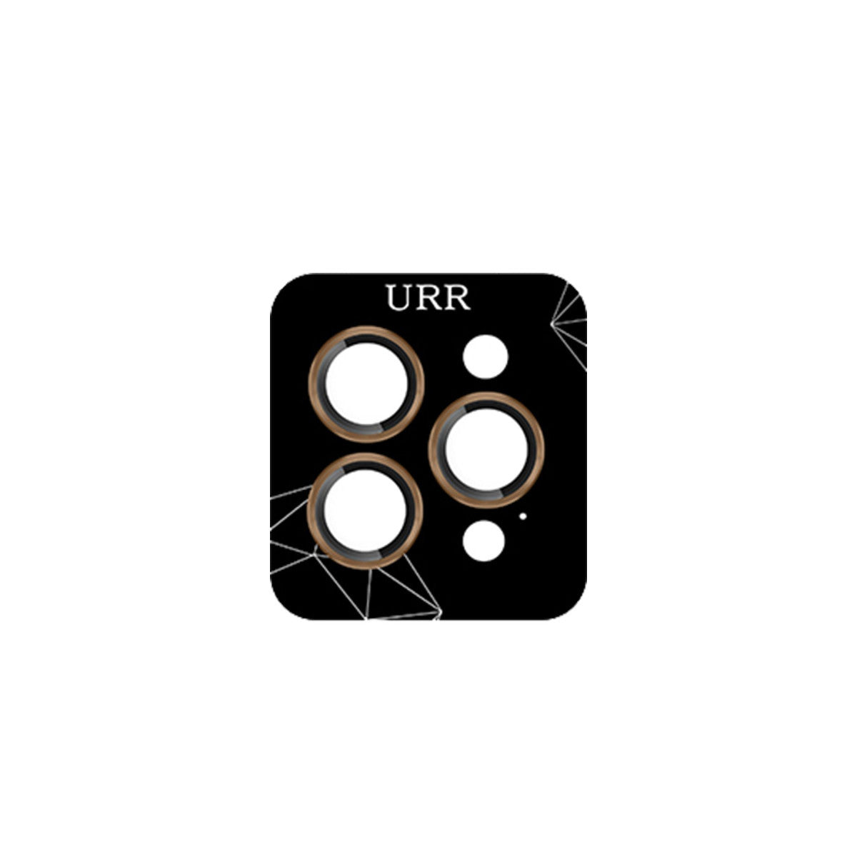 URR Apple iPhone 16 Pro Max 3D PVD Dioxide Kamera Lens Koruyucu